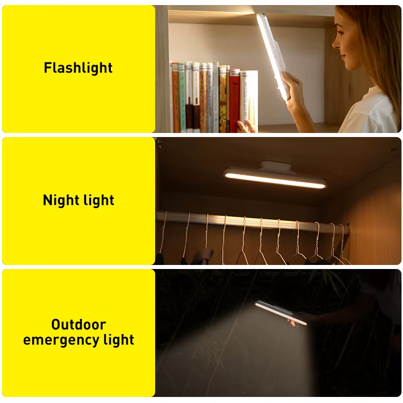 Bas192.- Lampe de bureau LED magnétique, lampe de table aste, gradation continue, armoire, veilleuse