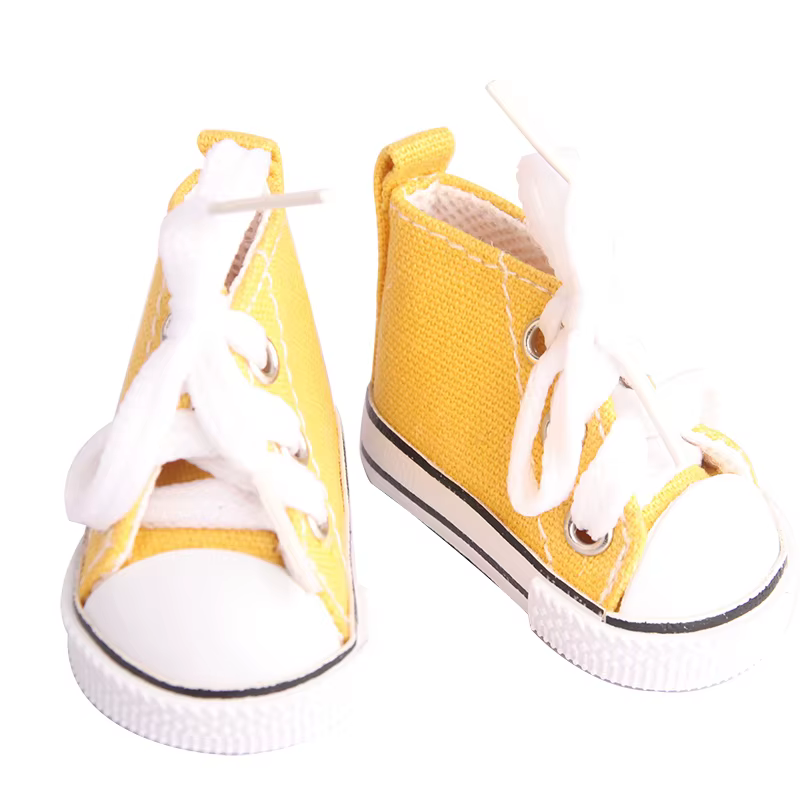 Chaussures en toile pour poupée EXO Nancy, 5cm, faites à la main, 12 couleurs, Mini chaussures en to