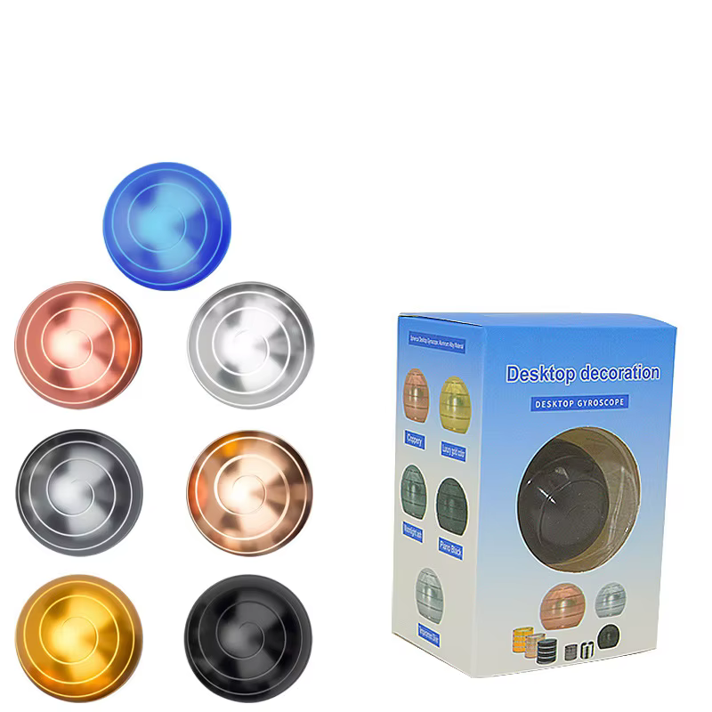 Jouet métallique anti-Stress pour adultes, en alliage d'aluminium, décompression, hypnose, gyroscope