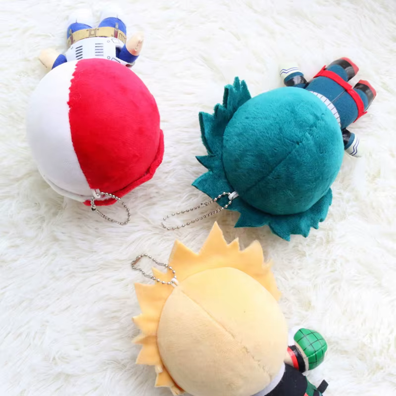 My Hero Academia – jouet en peluche de 15CM, Anime Izuku Midoriya Katsuki Bakugou Shouto Todoroki, p
