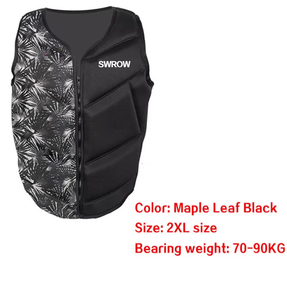 Gilet de sauvetage en néoprène, gilet de pêche, veste d'eau, sport, adultes et enfants, vêtements de