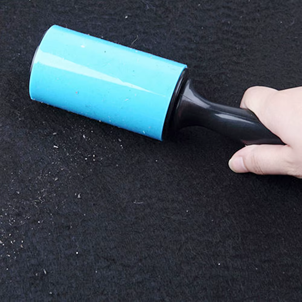 Rouleau collant réutilisable pour livres, vêtements, chat, chien, brosse propre, silicone lavable, d
