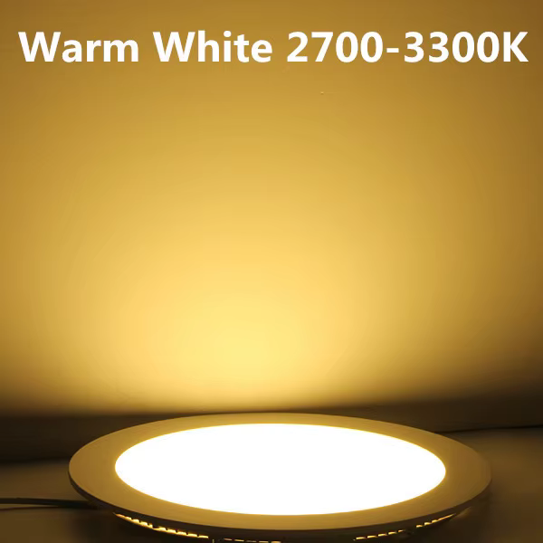 Spot Lumineux LED Encastrable pour le Plafond, Lumière Ultra Brillante, Ampoule Ronde à Intensité Ré