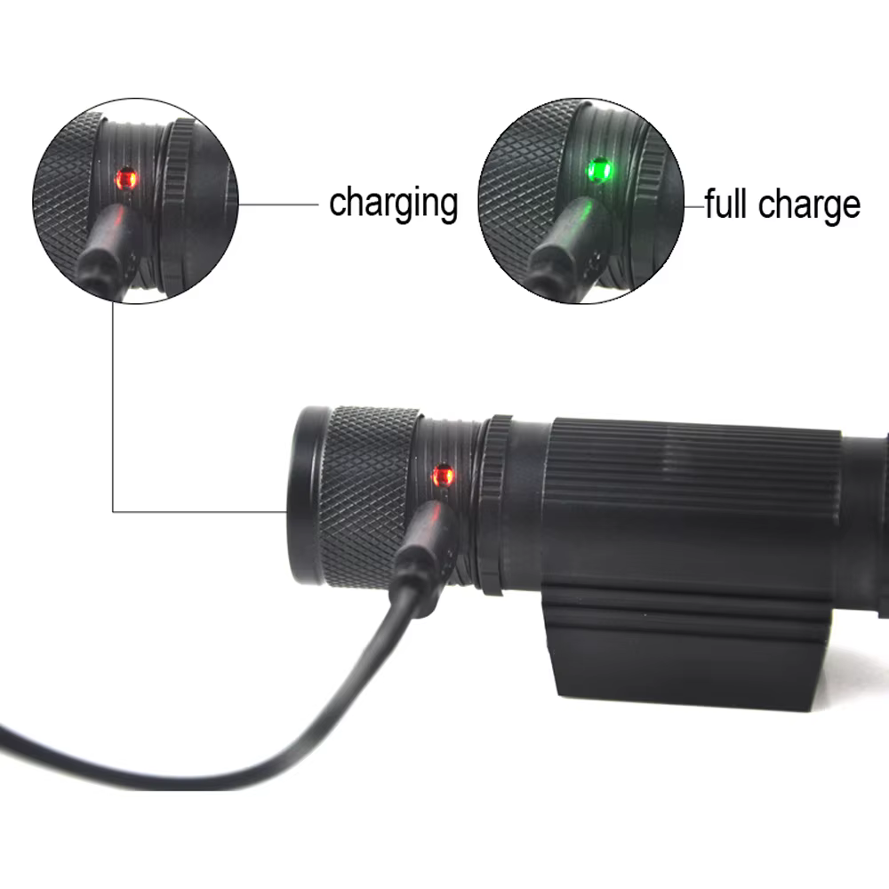 BORUiT LED Mini lampe frontale haute puissance 1000LM phare 18650 lampe frontale Rechargeable Campin