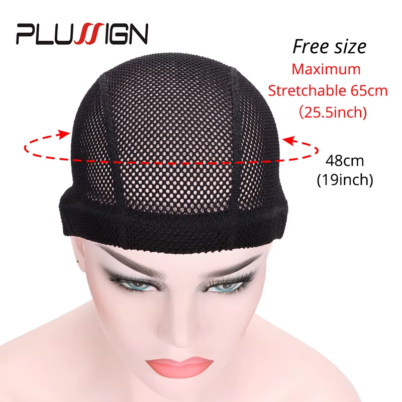 Plussign – bonnet de perruque au Crochet doux, bonnet en maille épaisse, nouveaux bonnets de perruqu