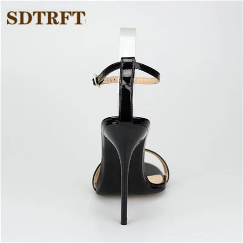 SDTRFT grande taille: 45 46 47 48 femmes sandales de fête été élégant 13 cm mince talons hauts Mujer