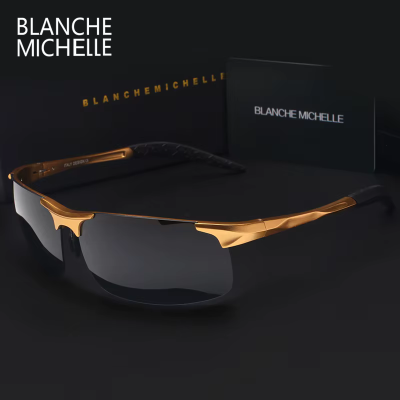 Lunettes de soleil de Sport en aluminium magnésium ultralégères de haute qualité polarisées pour hom