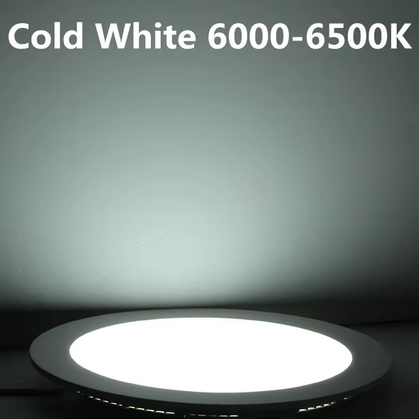 Spot Lumineux LED Encastrable pour le Plafond, Lumière Ultra Brillante, Ampoule Ronde à Intensité Ré