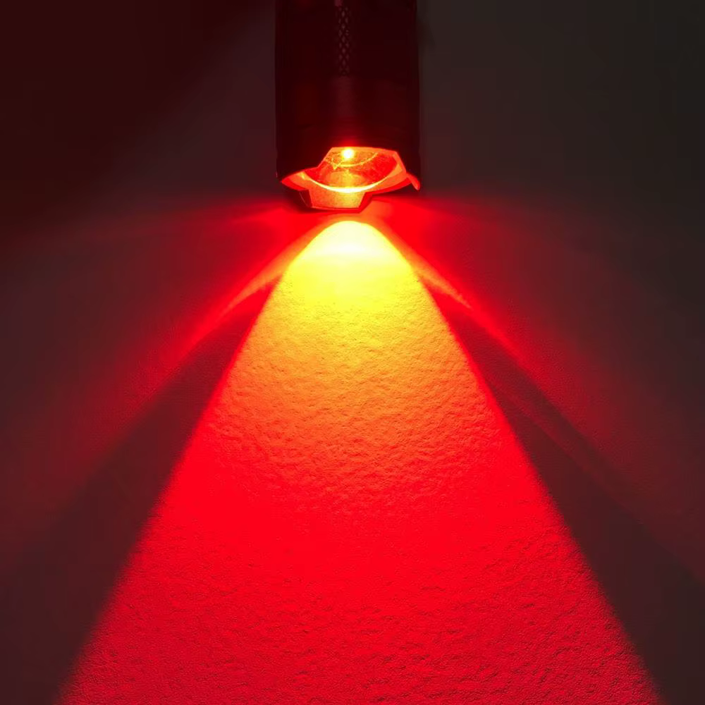 Lampe de poche à Zoom à lumière rouge, Mini chasse, abeilles, pêche, vaisseaux sanguins, astronomie,