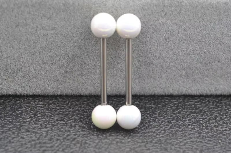 Bijoux de piercing pour le corps, barre d'anneau pour la langue et les continents, barre de piercing