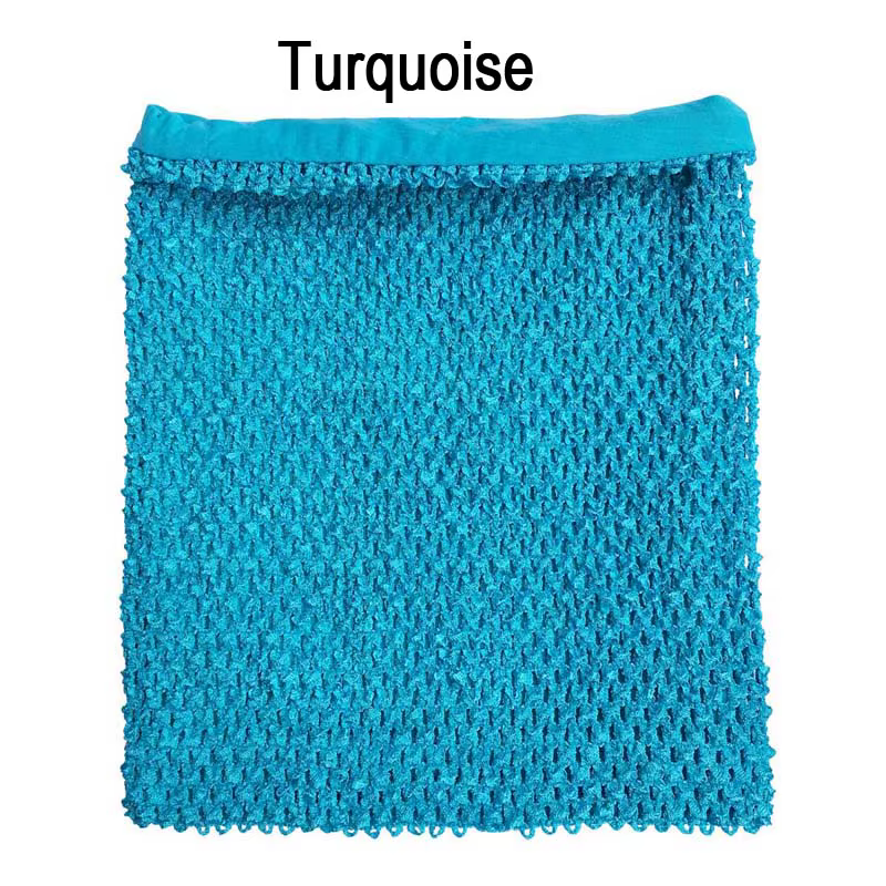 10x12 pouces grande taille doublé crochet bustier tubulaire tutu hauts bébé fille tube crochet haut 