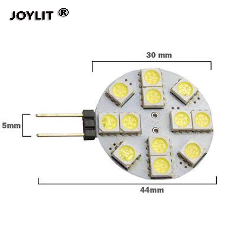 Ampoule Led G4 5050 SMD, lumière CRI90 1W 2W 3W DC 12V 6/9/12/24Led 360 degrés 3000K Wam blanc, lamp