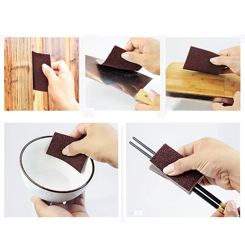 Éponge magique en mélamine carborundum, gomme de cuisine pour casserole, casseroles, éponges à vaiss