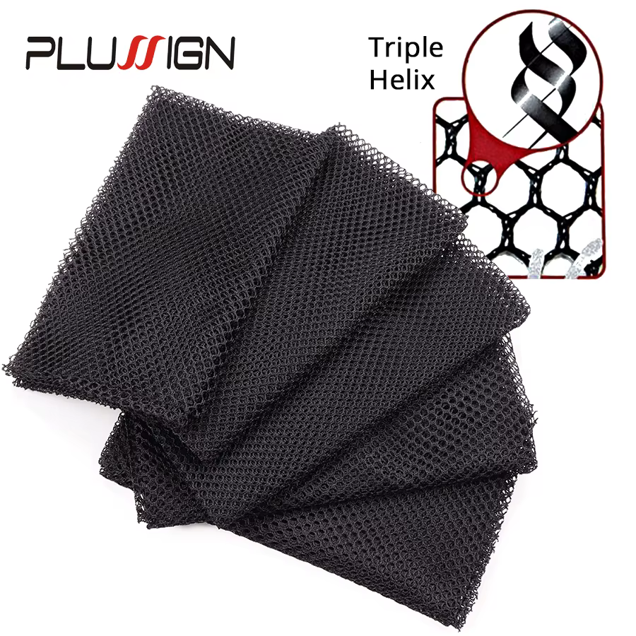 Plussign – filet en dentelle suisse, nouveau Style coupé et créer pour la fabrication de perruque en