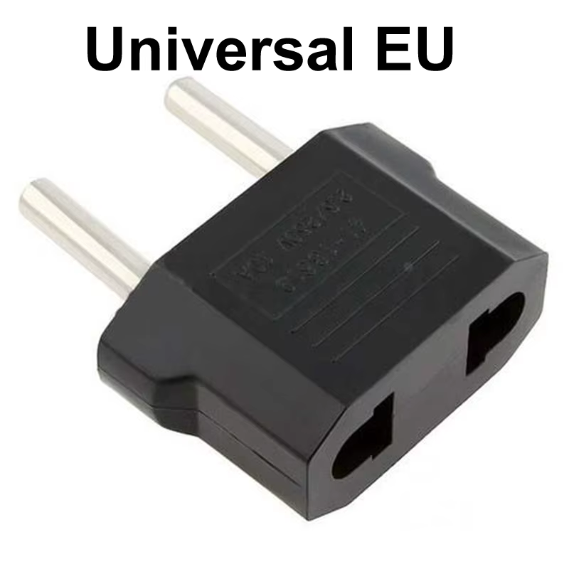 1 pièces adaptateur de prise ue 2 broches vers ue 2 broches rondes prise entrée AC 110 V-250 V 10A c