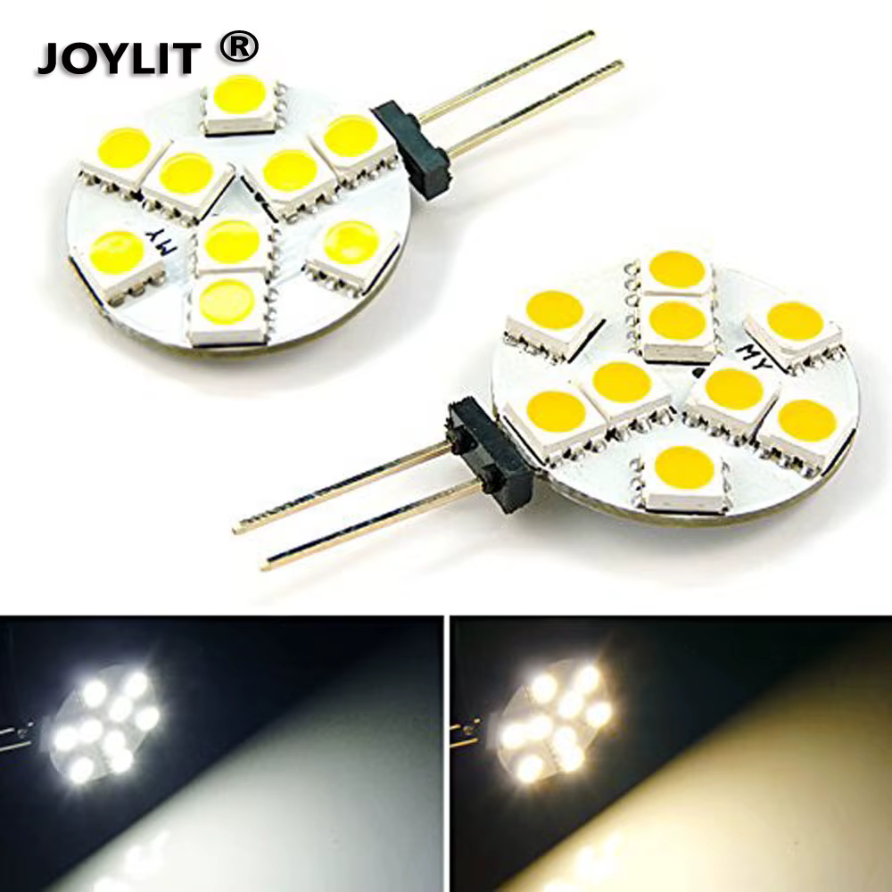 Ampoule Led G4 5050 SMD, lumière CRI90 1W 2W 3W DC 12V 6/9/12/24Led 360 degrés 3000K Wam blanc, lamp