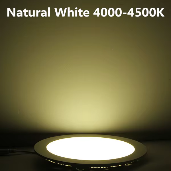 Spot Lumineux LED Encastrable pour le Plafond, Lumière Ultra Brillante, Ampoule Ronde à Intensité Ré