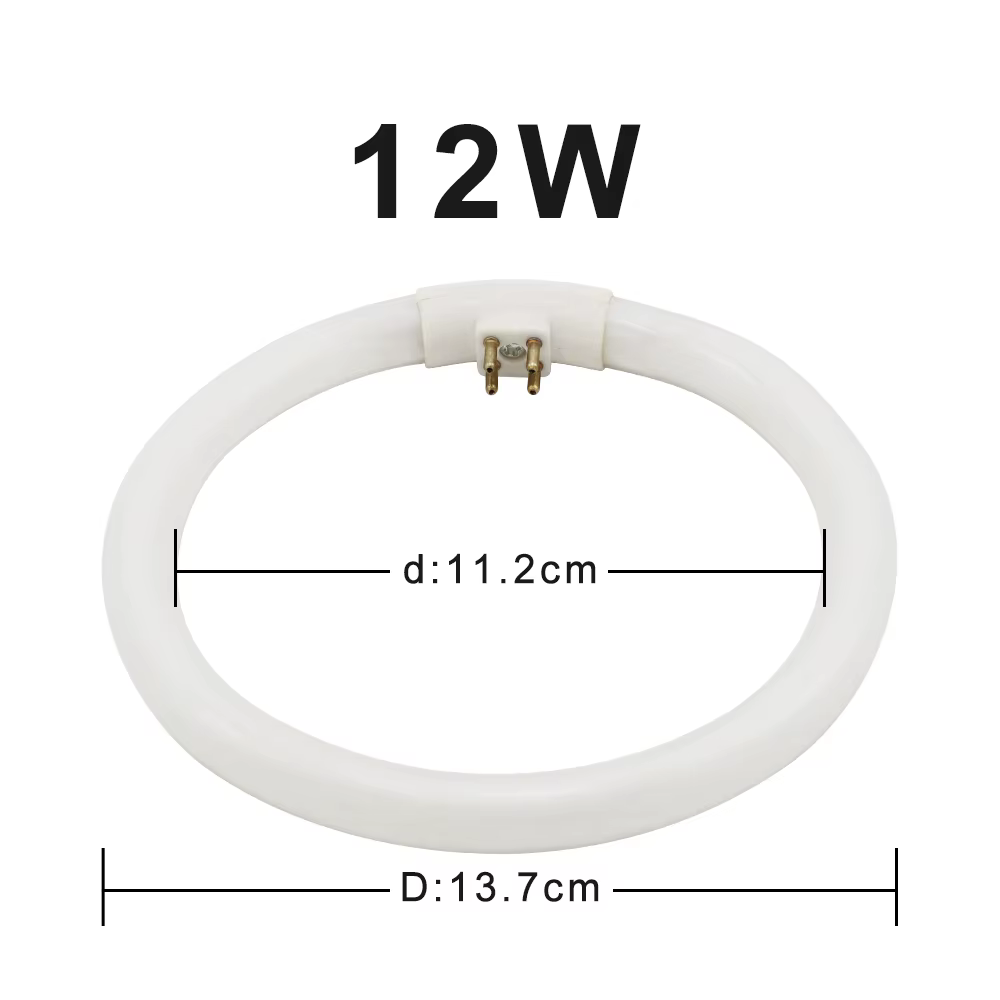 Tubes annulaires T4 fluorescents 10W 12W, lumière tri-phosphore AC 220V, loupe, ampoule circulaire G