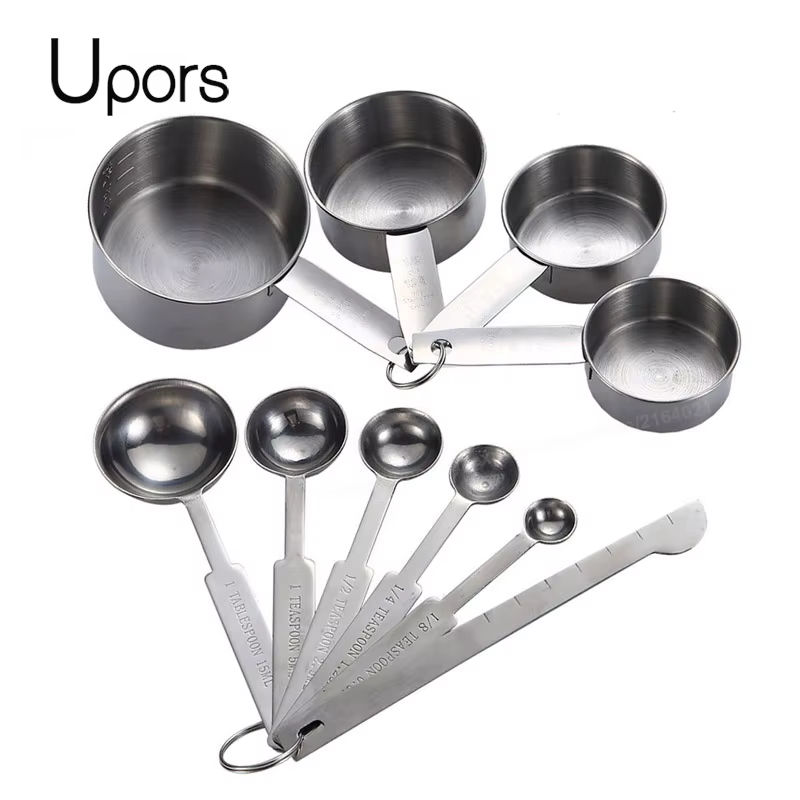 UPORS tasses à mesurer ensemble de cuillères à mesurer de cuisine empilables de qualité supérieure e
