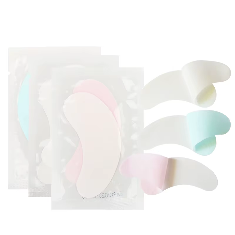 50 paires de patchs pour les yeux sous les coussinets pour les yeux papier Gel tampon pour cils auto