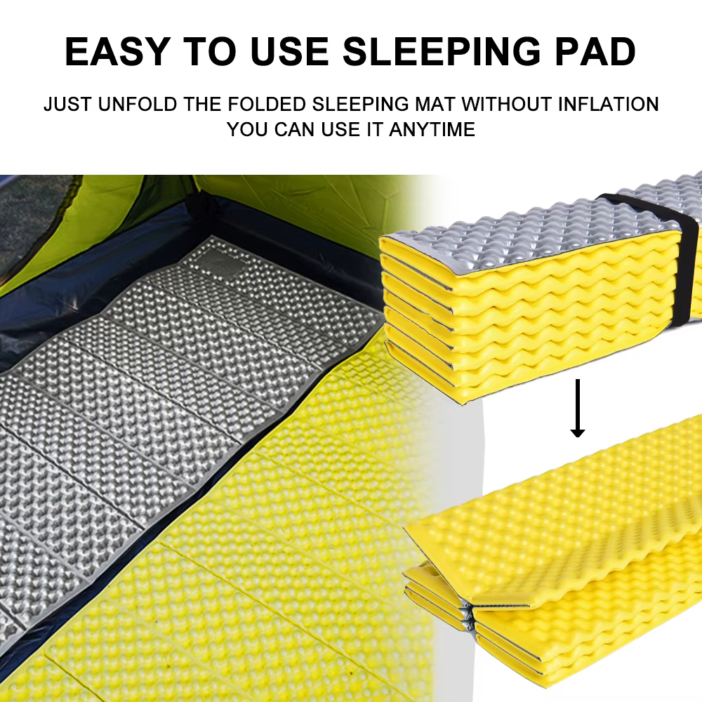 ESEA-Matelas de couchage en mousse portable, couverture imperméable et résistante à l'humidité, équi