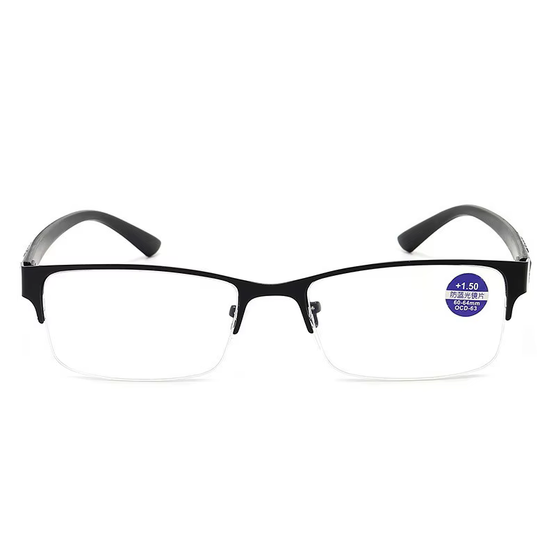 Nouvelle tendance lunettes de lecture lunettes de lecture hommes et femmes haute qualité demi-montur