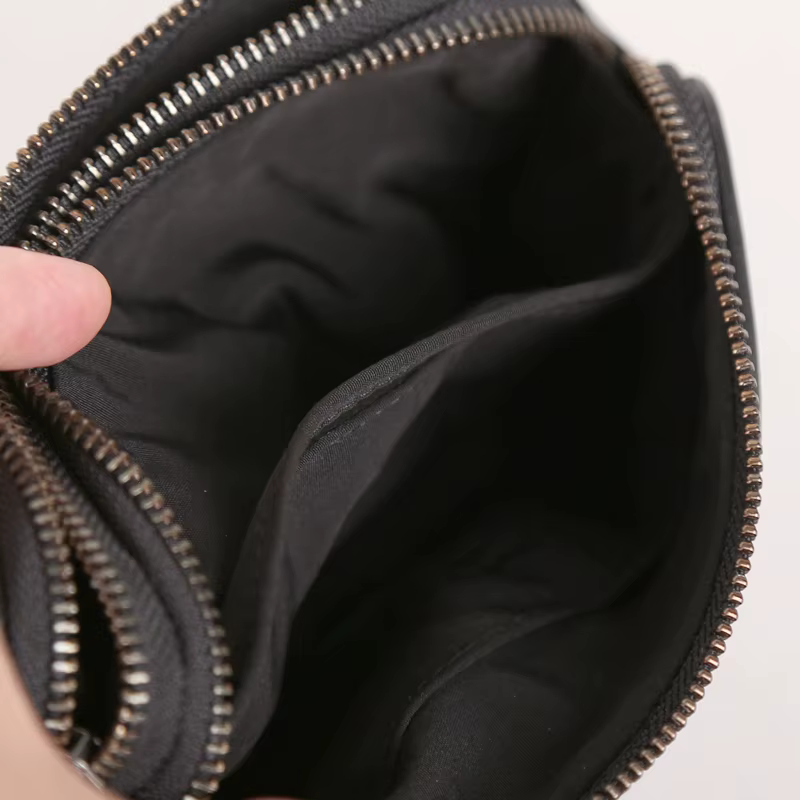 Sac de ceinture en cuir véritable pour hommes, nouveaux sacs de poitrine, petit messager fait à la m