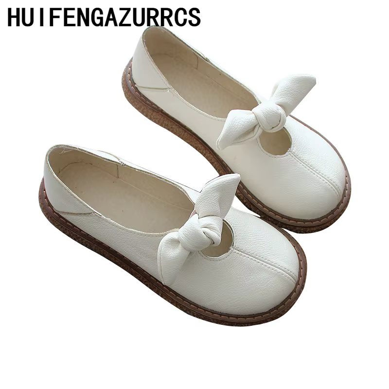 Careaymade – chaussures à Muffin pour femmes, chaussures simples à fond épais, bouche peu profonde,