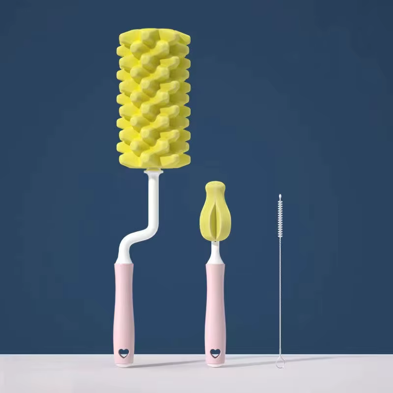 Brosse de nettoyage de bouteilles en Silicone, sucette pour bébé, épurateur de paille, petite brosse