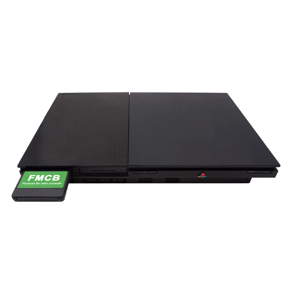 BitFunx Fortuna FMCB Carte mémoire McBoot gratuite pour consoles PS2 Slim (série SPCH-7xxxx et SPCH-