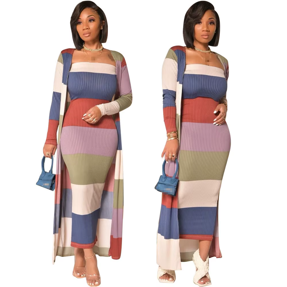 Ensemble de tenues 2 pièces pour femmes, vêtements d'anniversaire, tissu d'hiver, vente en gros, 600
