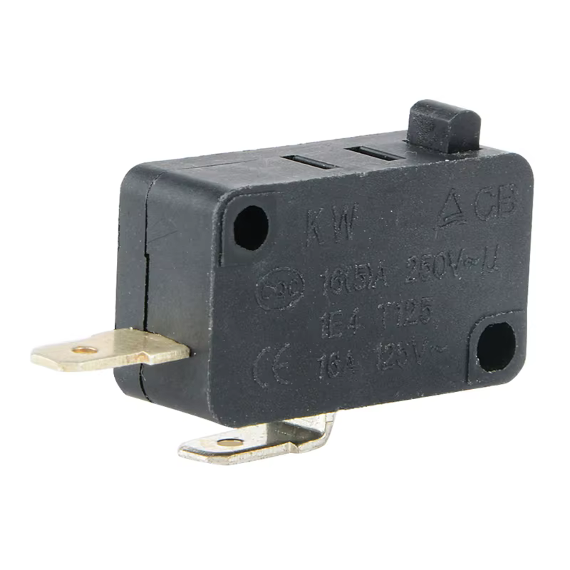 Micro interrupteur à 2 broches pour four à micro-ondes, 16a 250V, Micro interrupteur pour Machine à 
