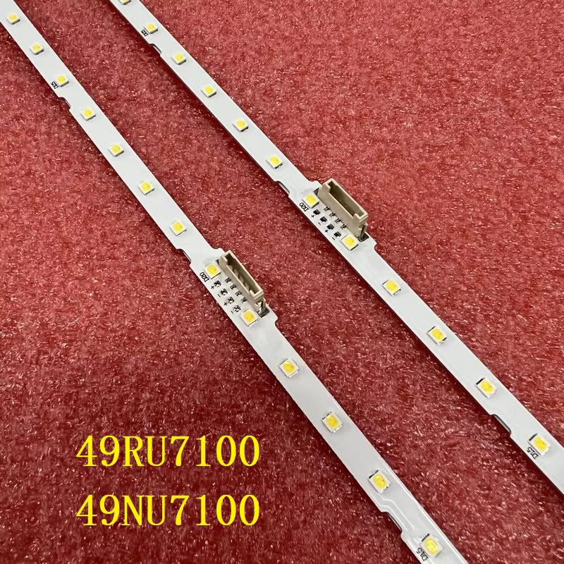 Bande de rétro-éclairage LED, 2 pièces, pour Samsung UE49RU7100 UN49RU7100 UE49NU7100 UN49NU7100 UA4