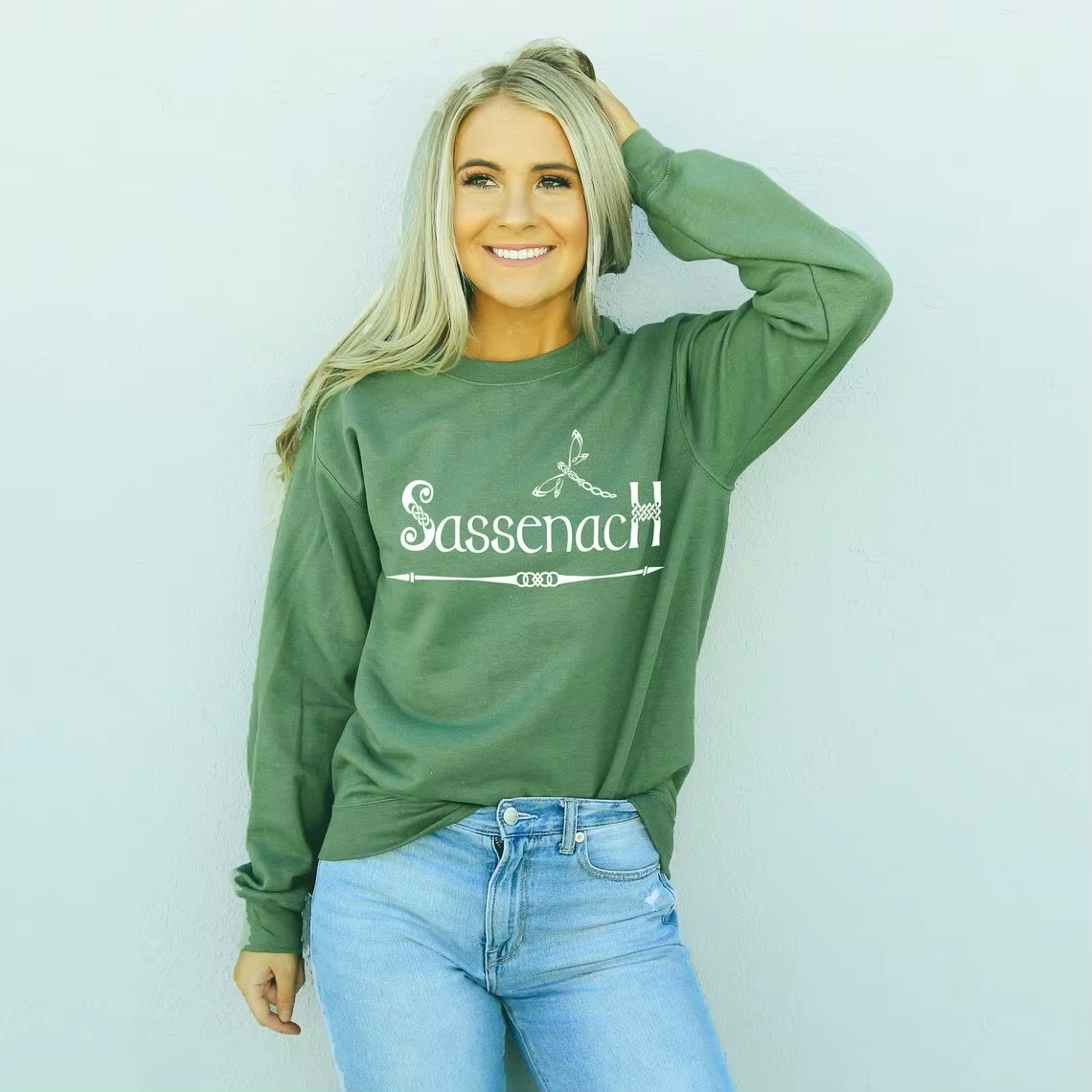 Sweat-shirt à nœud celtique pour femme, sweats à capuche Sassenach, chemises de protection Crewneck,