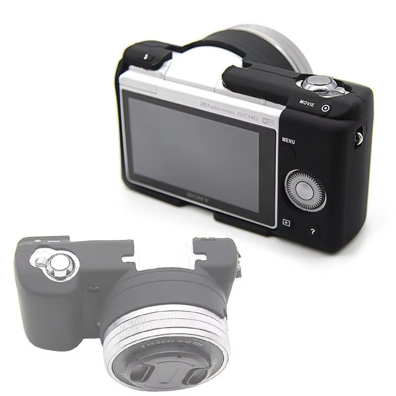 Étui pour appareil photo en caoutchouc de Silicone souple, housse de protection pour Sony Alpha A510