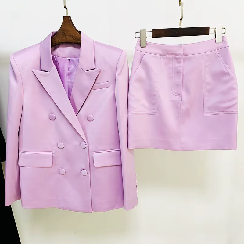 HIGH STREET Nouveauté 2026 Collection Printemps/Été Ensemble de costume de créateur pour femme, Blaz