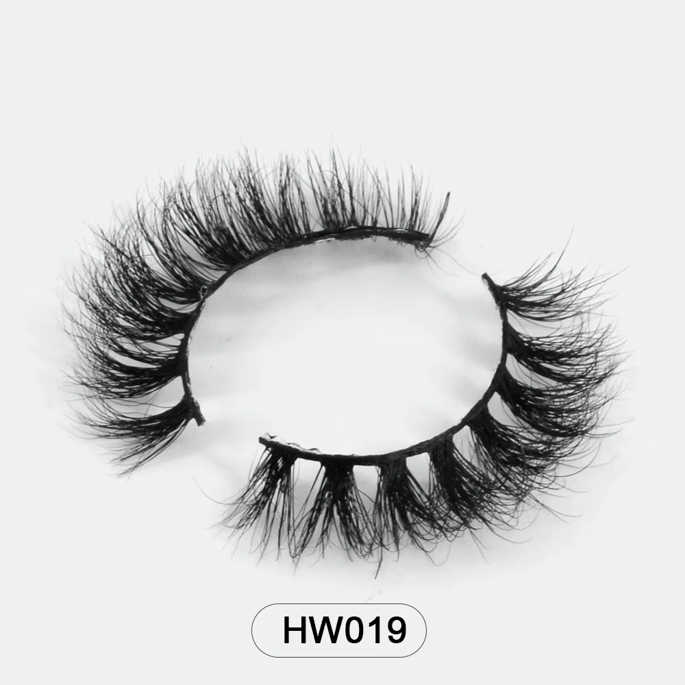 Livraison directe en gros naturel vaporeux 3d vison faux cils maquillage vison faux cils avec bande 