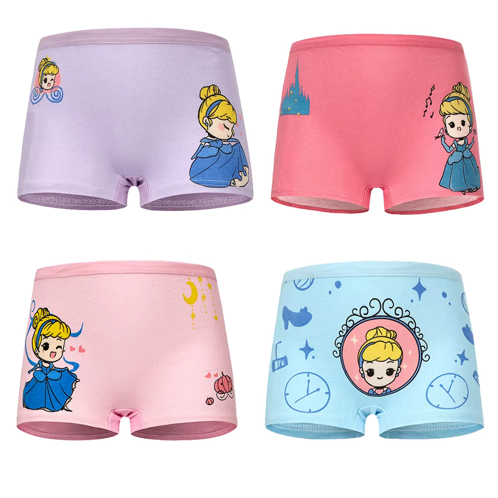 1/4/8/12 pièces enfants filles culottes ensembles coton joli mignon dessin animé licorne imprimer en