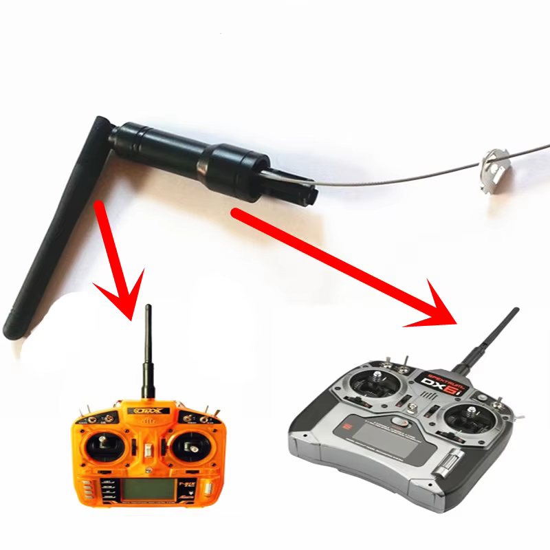 Antenne de canard en caoutchouc Plug & Play 2,4 GHz - Pas de soudure! 30% Signal plus fort pour Spek