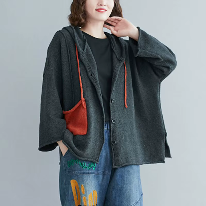 Ensemble de cardigans décontractés pour femmes, pull femme, style vintage coréen, automne, hiver, no