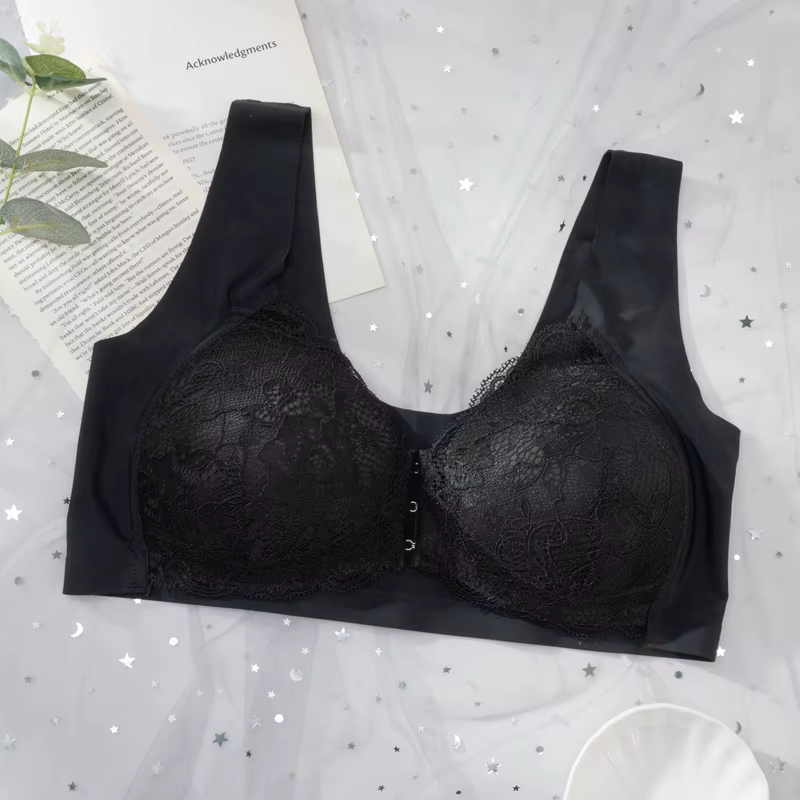 Soutien-gorge grande taille, Sexy, Bralette, haut court, sous-vêtements, Push Up, sans couture, ferm