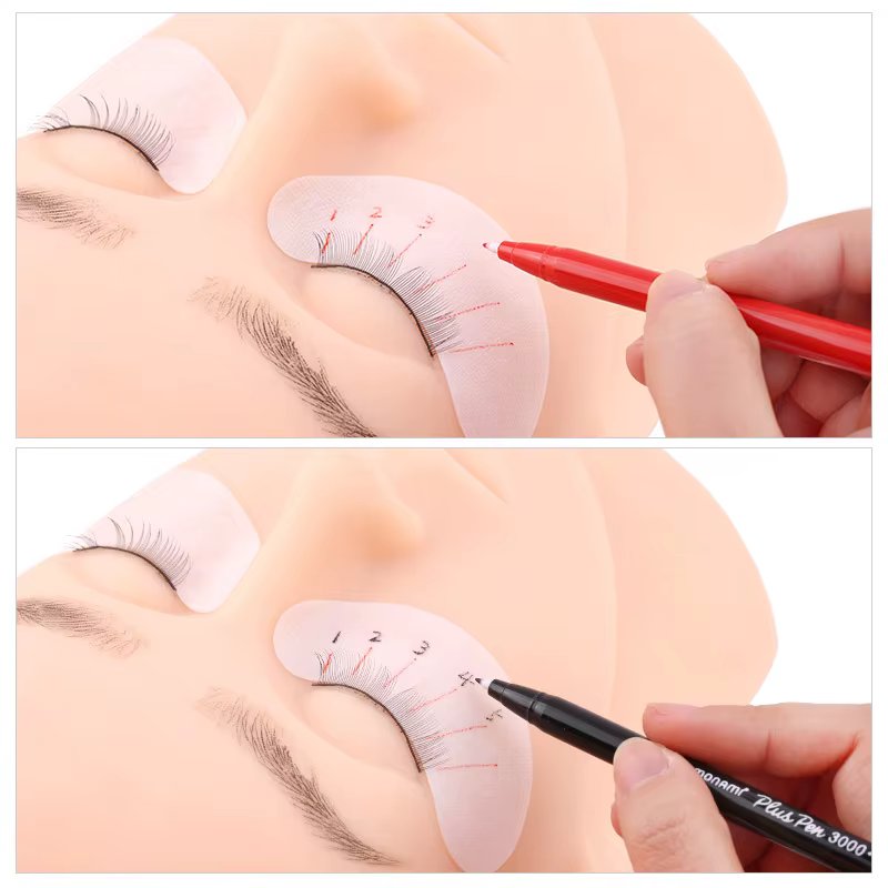 Stylo marqueur de peau stérile, outil d'extension de cils, marqueur à Point fixe, marqueur de positi