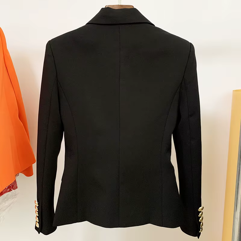 Veste de créateur de haute qualité, nouvelle mode 2026, veste classique pour femmes, double boutonna