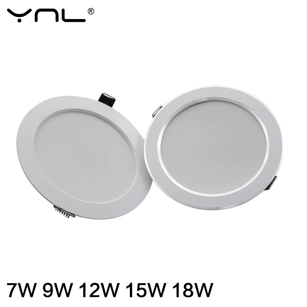 7W 9W 12W 15W 18W Spot LED Downlight AC 220V 240V étanche blanc chaud blanc froid cuisine ronde lamp