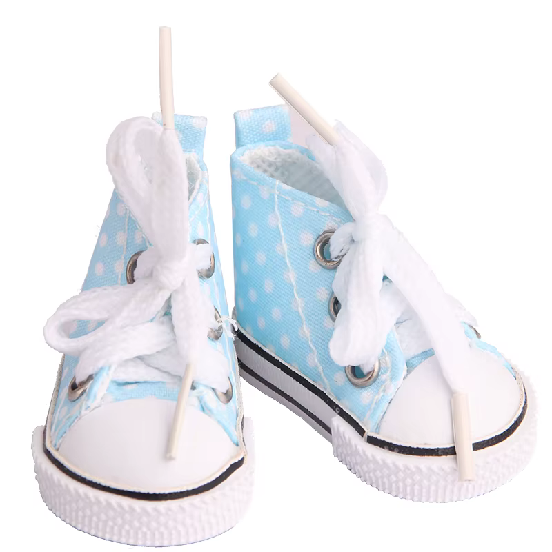 Chaussures en toile pour poupée EXO Nancy, 5cm, faites à la main, 12 couleurs, Mini chaussures en to