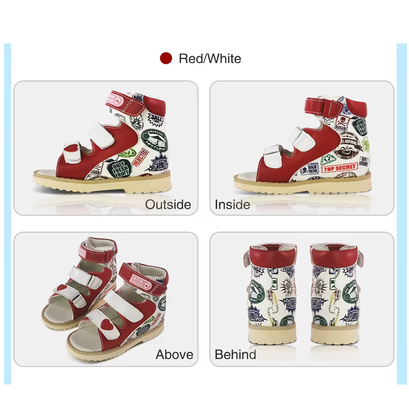 Informations sur Uckland-Sandales d'été pour filles, chaussures Orth4WD pour enfants, style coréen, 