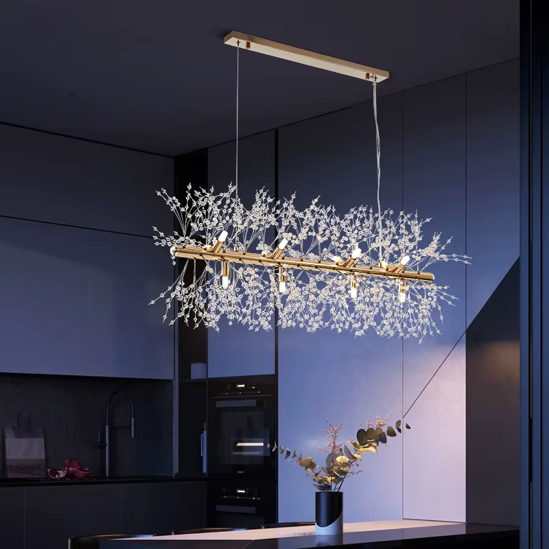 Luminaires suspendus LED modernes en forme de pissenlit pour salon, salle à manger, chambre à couche