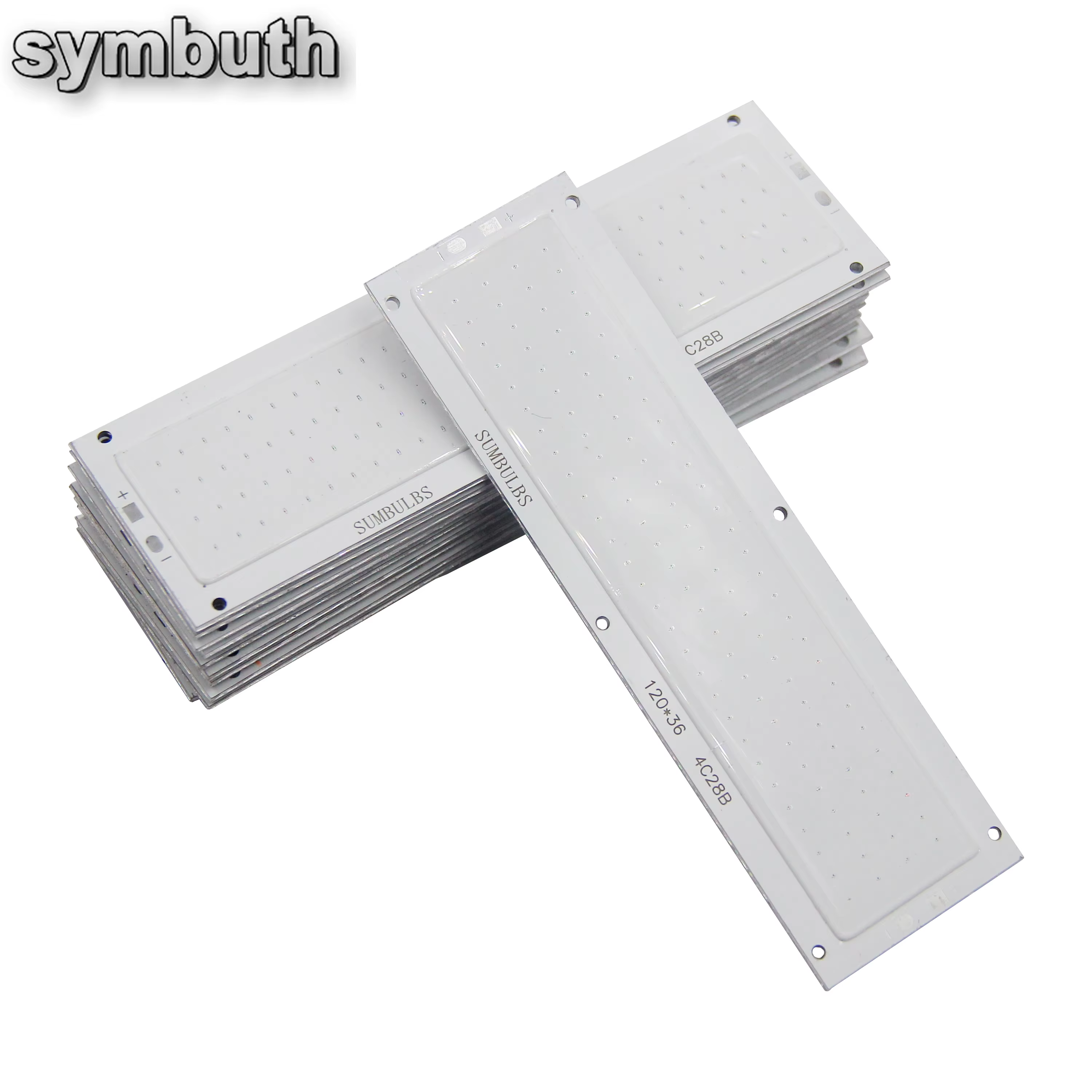 Bande de Source de Lumière LED COB 12W pour Éclairage de Voiture, Panneau d'Ampoule, Blanc Chaud, Na