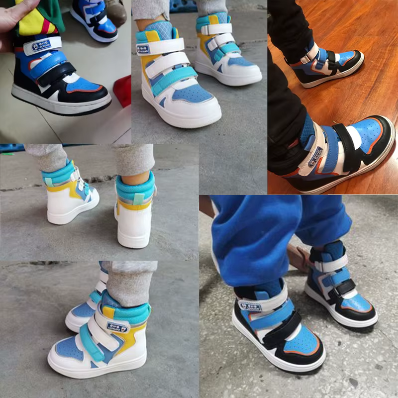 Ortoluckland – chaussures en cuir pour enfants, baskets d'école décontractées pour bébés garçons, bo