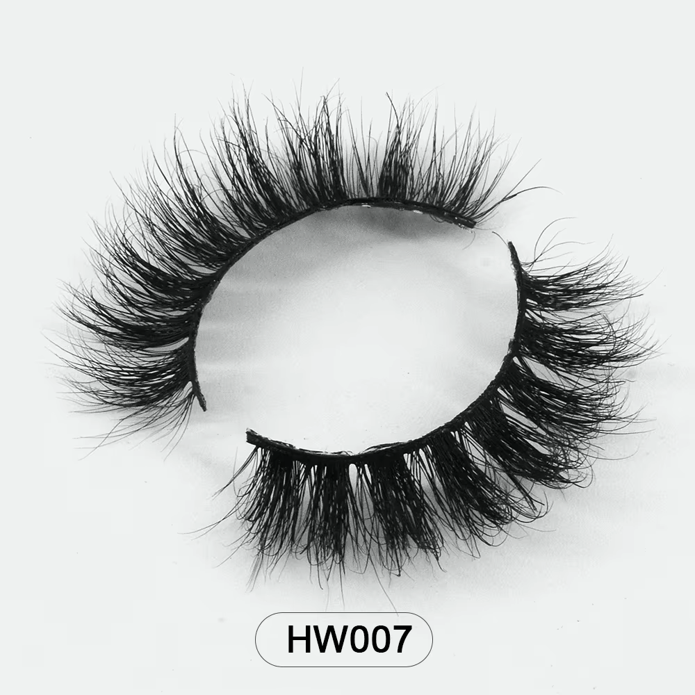 Livraison directe en gros naturel vaporeux 3d vison faux cils maquillage vison faux cils avec bande 